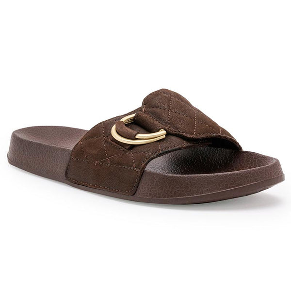 Redtape Women's Sliders/Slip-On Slippers Brown