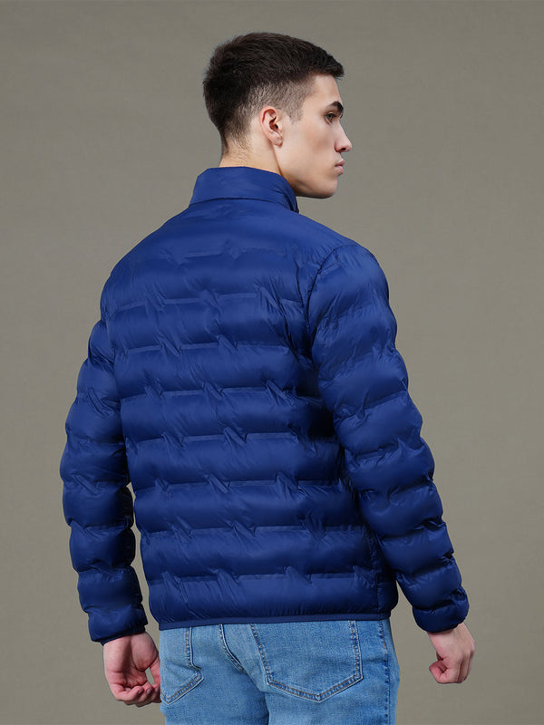 Redtape Solid Heatseal Jacket For Men Midnight Blue