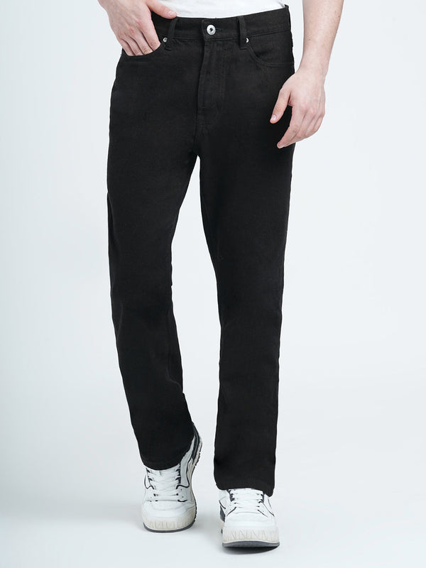 redtape Straight Fit Black Jeans for Men | Classic Everyday Essential Black