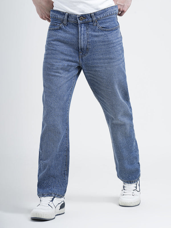 Redtape Straight Fit Light Blue Jeans For Men | Effortless Everyday Style Light Blue