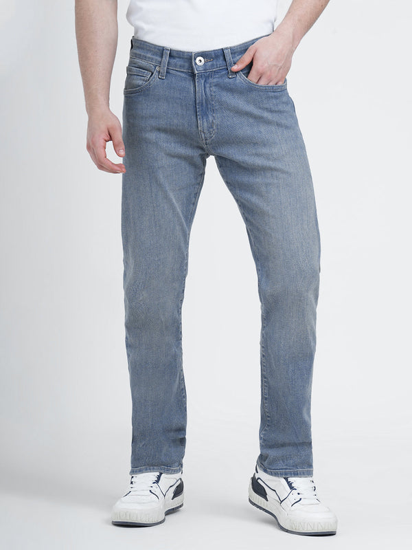 redtape Straight Fit Light Blue Jeans for Men | Effortless Everyday Denim Tinted Light Blue