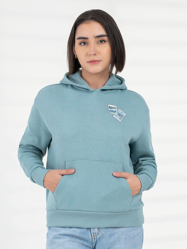 Redtape Women Pastel Green Hoodie | Everyday Functional Wear Pastel Green