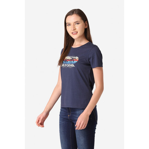 Redtape Women's Dark Navy Round Neck T-Shirt Dark Navy