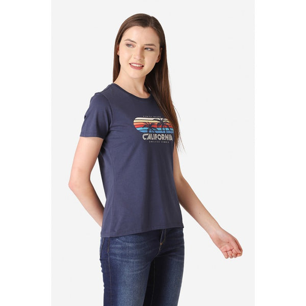 Redtape Women's Dark Navy Round Neck T-Shirt Dark Navy