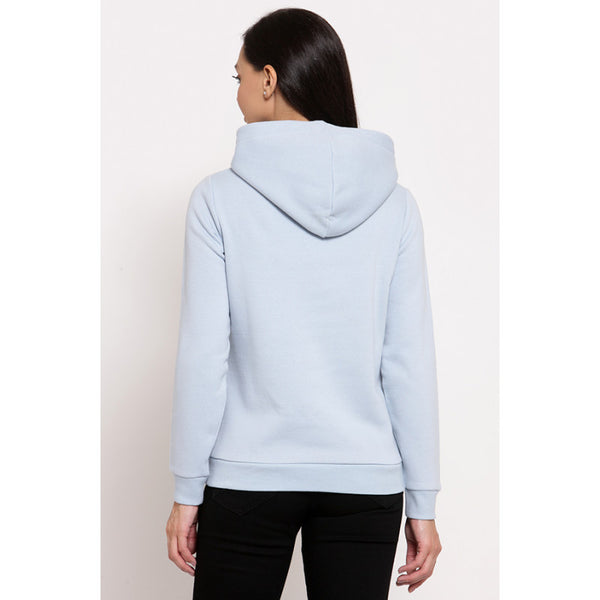Redtape Women's Light Blue Hoodie Sweatshirt Light Blue