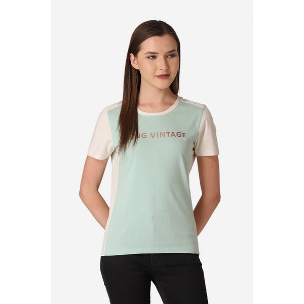 Redtape Women's Lime Green Round Neck T-Shirt Lime Green