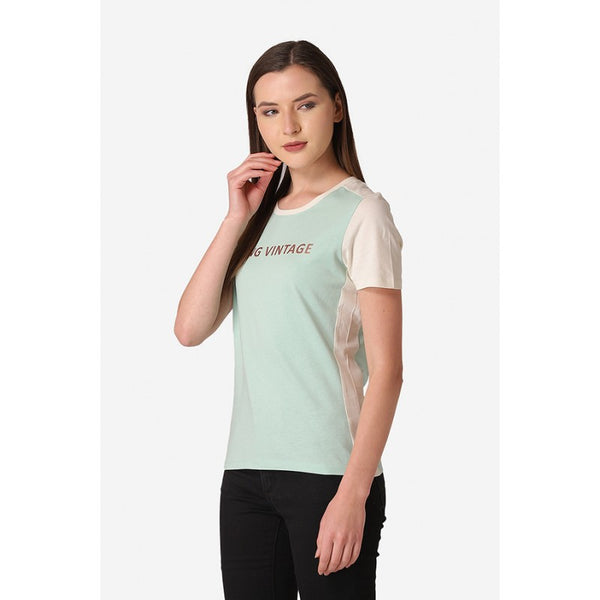 Redtape Women's Lime Green Round Neck T-Shirt Lime Green