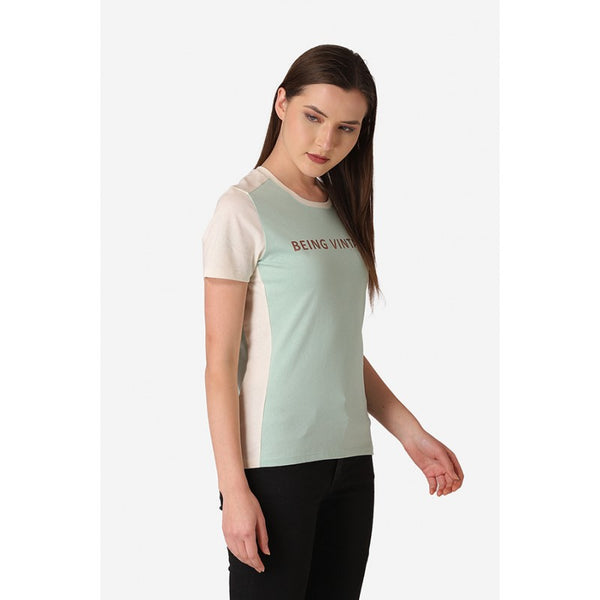 Redtape Women's Lime Green Round Neck T-Shirt Lime Green