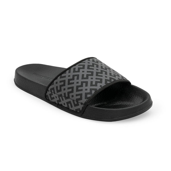 Redtape Women’s Sliders For Comfortable Casual Everyday Use Black/Grey