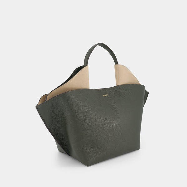 ree Projects ANN TOTE MEDIUM - PEBBLE GRAIN - DEEP MOSS