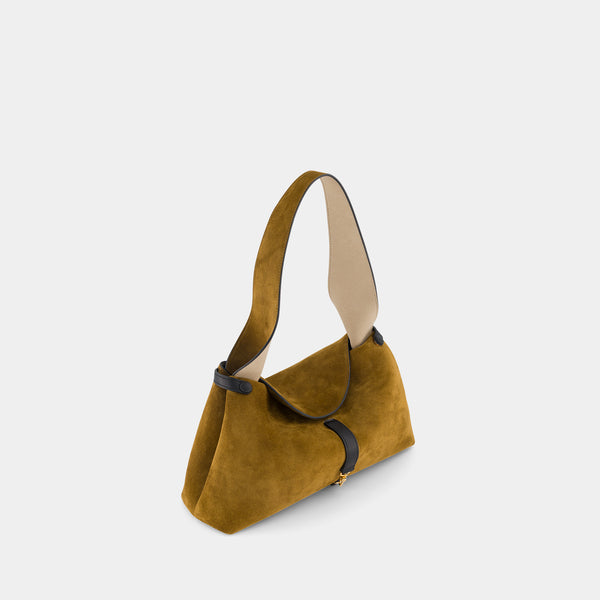 Ree Projects FLORENCIA PURSE - SUEDE SOFT CALF - MUSTARD BLACK