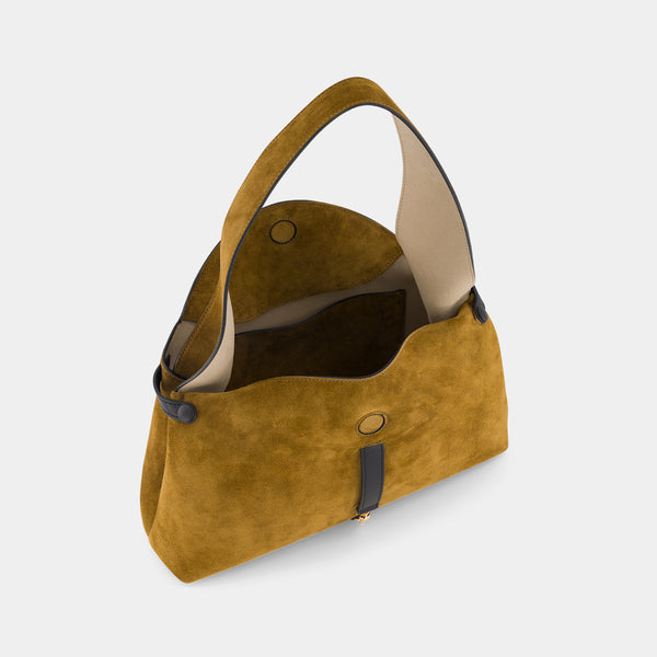 Ree Projects FLORENCIA PURSE - SUEDE SOFT CALF - MUSTARD BLACK