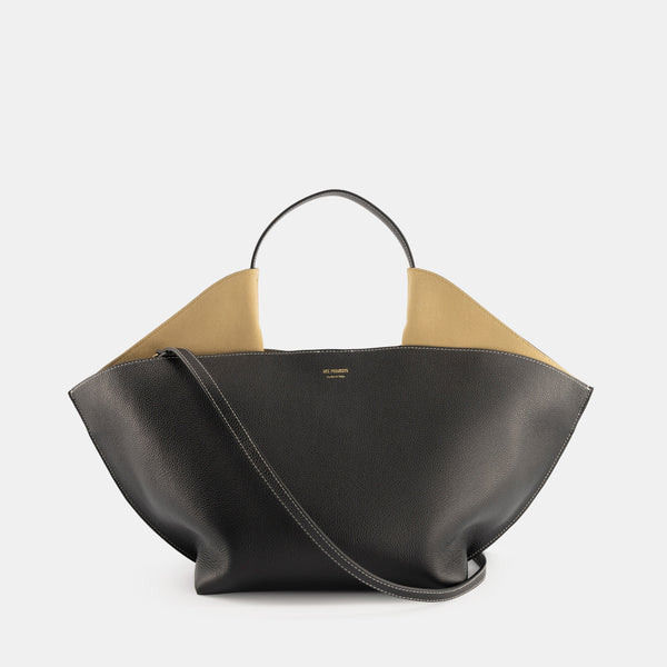 Ree Projects ANN TOTE MEDIUM - PEBBLE GRAIN - BLACK