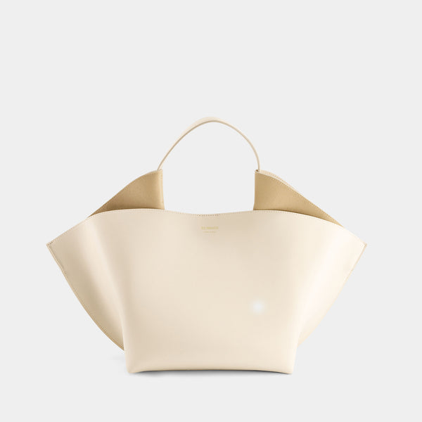 ree projects ANN TOTE MEDIUM - SOFT CALF - BEIGE II