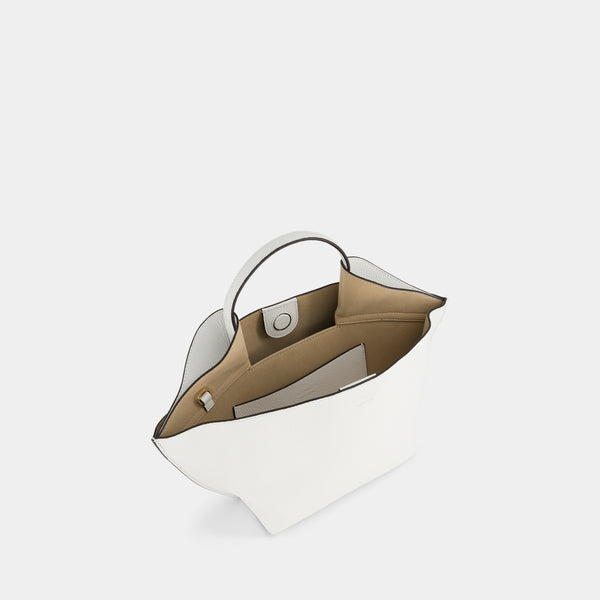 Ree Projects ANN TOTE MINI - PEBBLE GRAIN - BIANCO