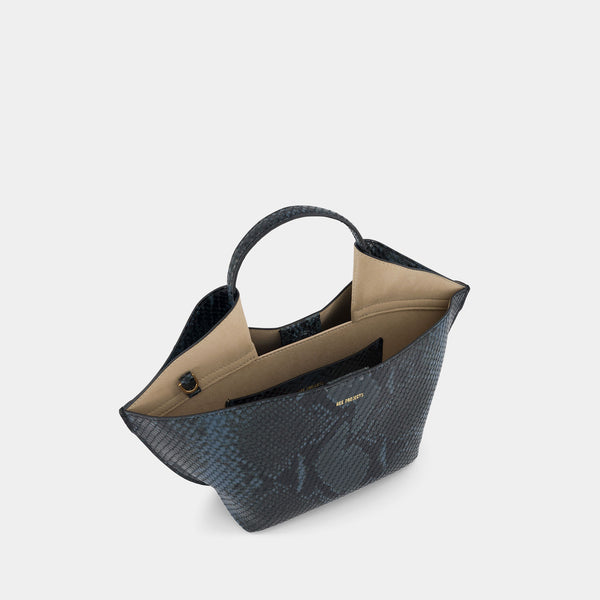 Ree Projects ANN TOTE MINI - PYTHON - BLUE BLACK