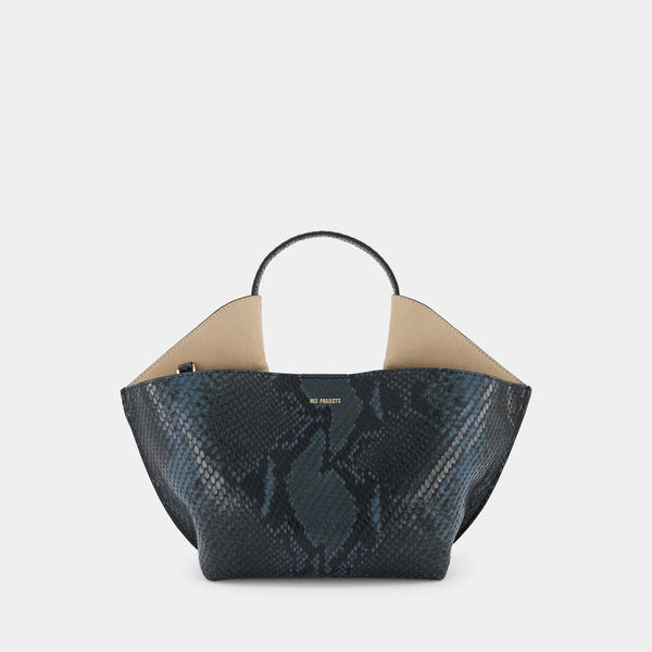 ree projects ANN TOTE MINI - PYTHON - BLUE BLACK