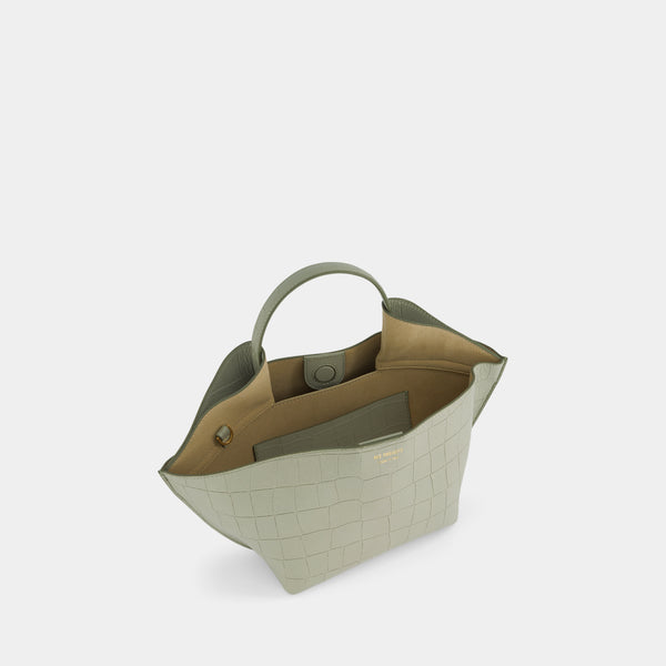 Ree Projects ANN TOTE MINI - SOFT CROC - SAGE