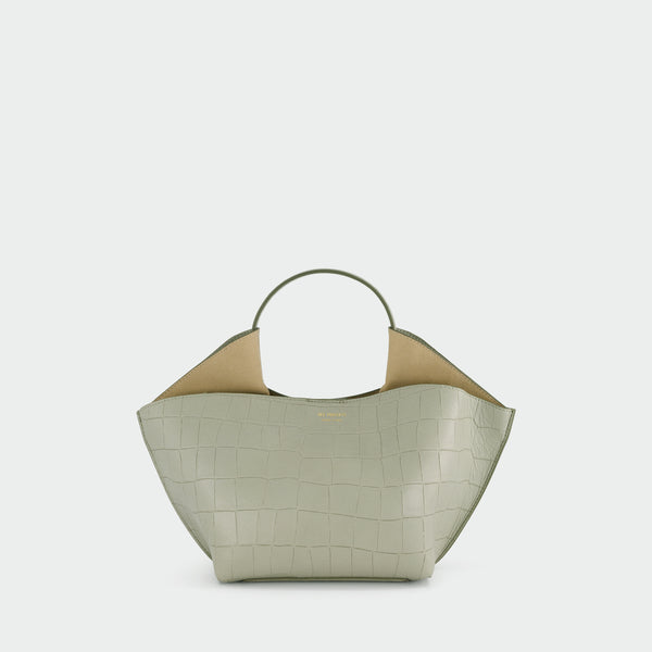 ree projects ANN TOTE MINI - SOFT CROC - SAGE