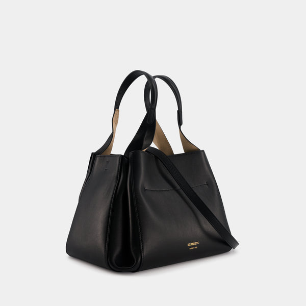 Ree Projects BUCKET AVY MEDIUM - SOFT CALF - BLACK
