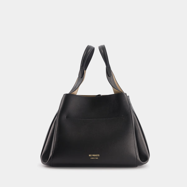 ree projects BUCKET AVY MEDIUM - SOFT CALF - BLACK