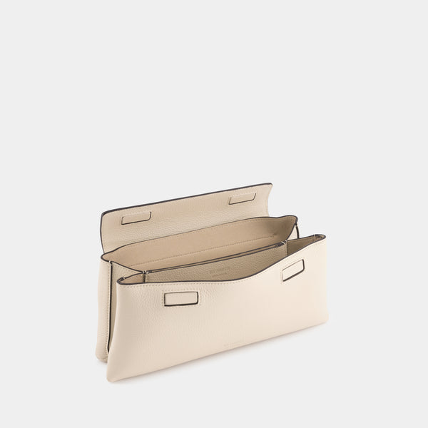 Ree Projects ELIEZE CLUTCH - PEBBLE GRAIN - BEIGE