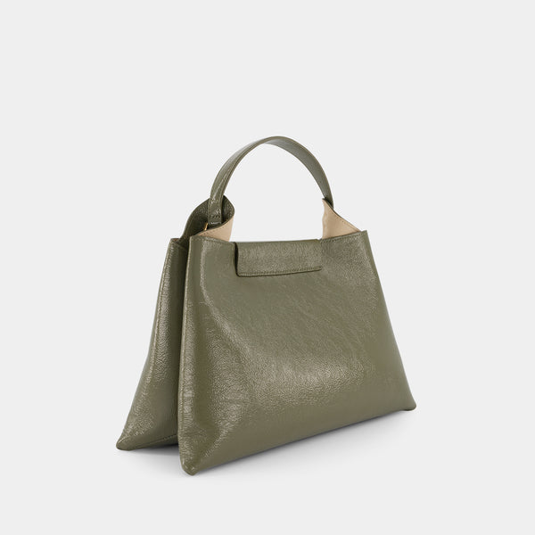 Ree Projects ELIEZE MEDIUM - NAPPA LAK - KHAKI GLOSS