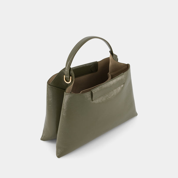 Ree Projects ELIEZE MEDIUM - NAPPA LAK - KHAKI GLOSS