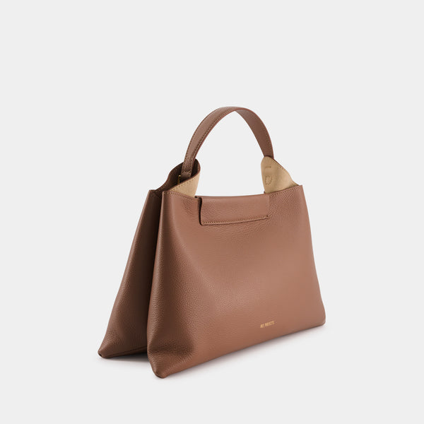 Ree Projects ELIEZE MEDIUM - PEBBLE GRAIN - ASH BROWN