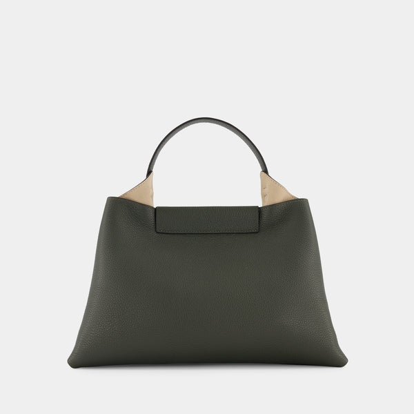 ree projects ELIEZE MEDIUM - PEBBLE GRAIN - DEEP MOSS