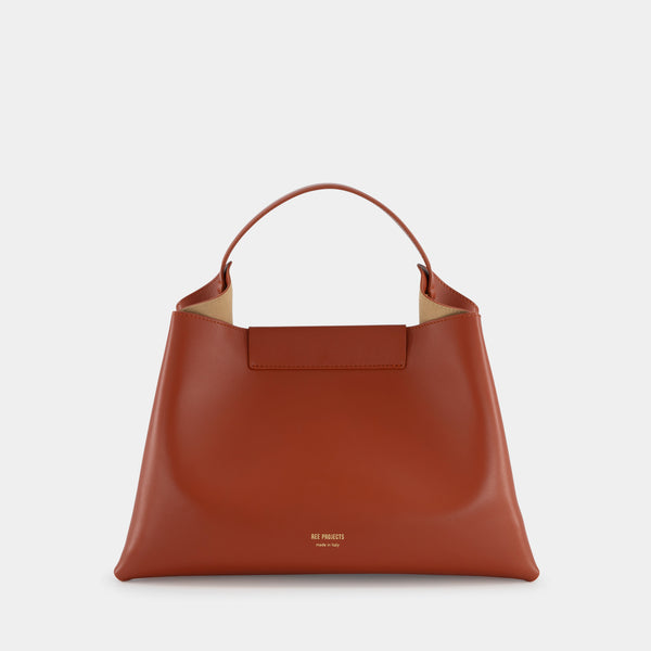 ree projects ELIEZE MEDIUM - SOFT CALF - COGNAC