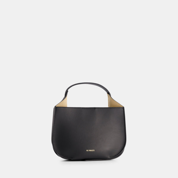 ree projects HELENE HOBO MINI - SOFT CALF - BLACK