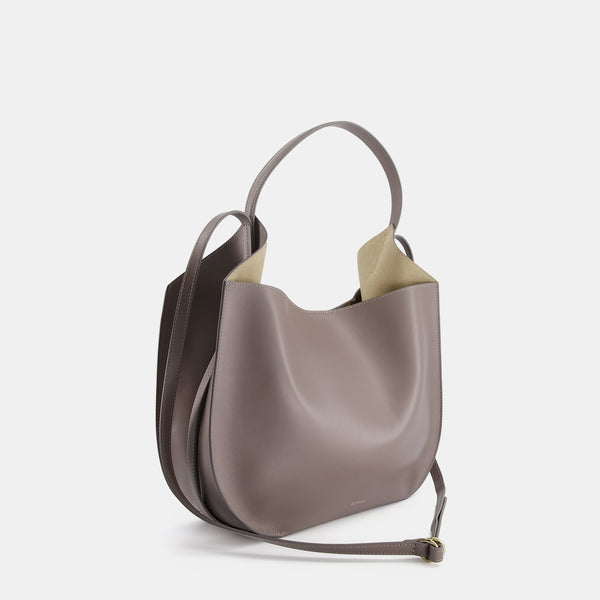 Ree Projects HELENE HOBO - SOFT CALF - ASH BROWN