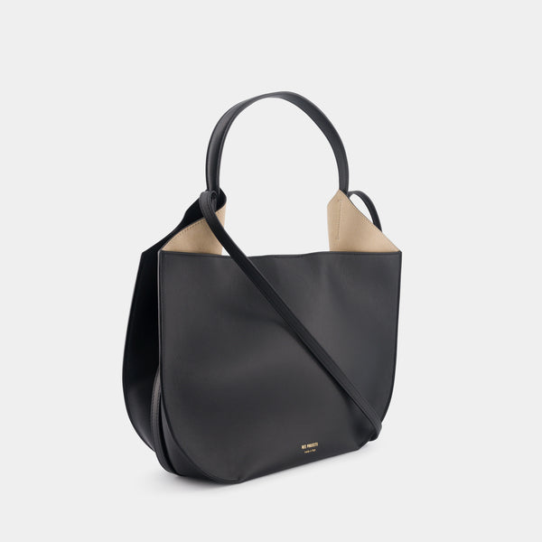 Ree Projects HELENE HOBO - SOFT CALF - BLACK II