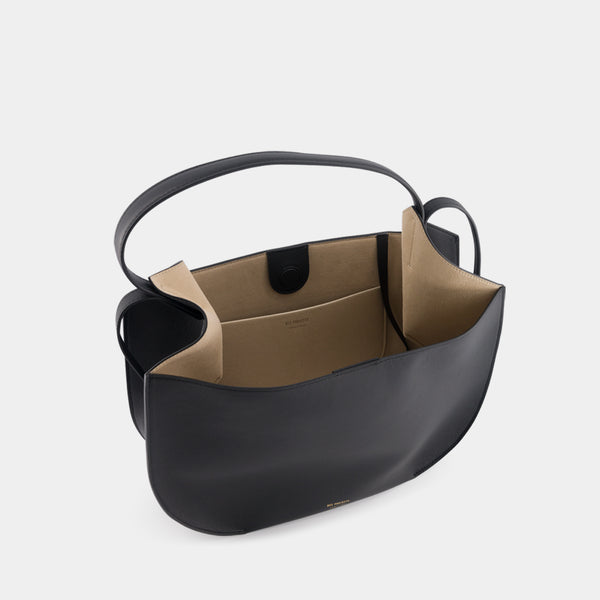 Ree Projects HELENE HOBO - SOFT CALF - BLACK II