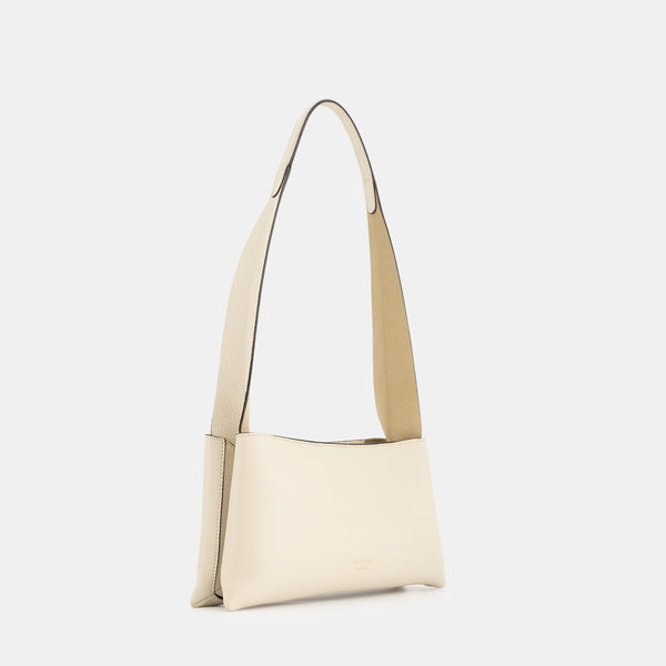 Ree Projects NESSA PURSE SMALL - PEBBLE GRAIN - BEIGE