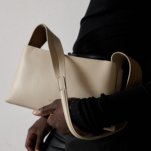 Ree Projects NESSA PURSE SMALL - SOFT CALF - BEIGE