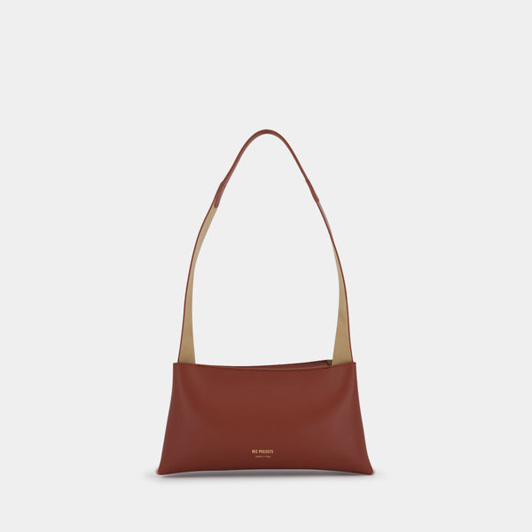 ree projects NESSA PURSE SMALL - SOFT CALF - COGNAC