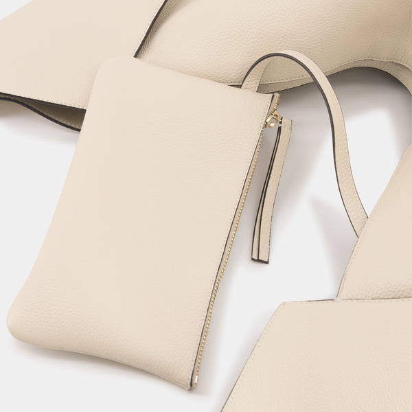 Ree Projects RIVA HOBO - PEBBLE GRAIN - BEIGE