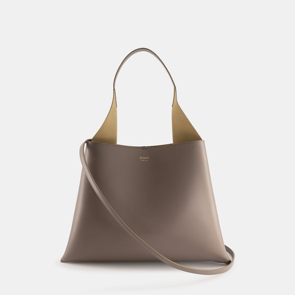 Ree Projects TOTE CLARE LARGE - SOFT CALF - ASH BROWN