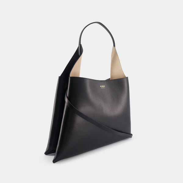 Ree Projects TOTE CLARE LARGE - SOFT CALF - BLACK