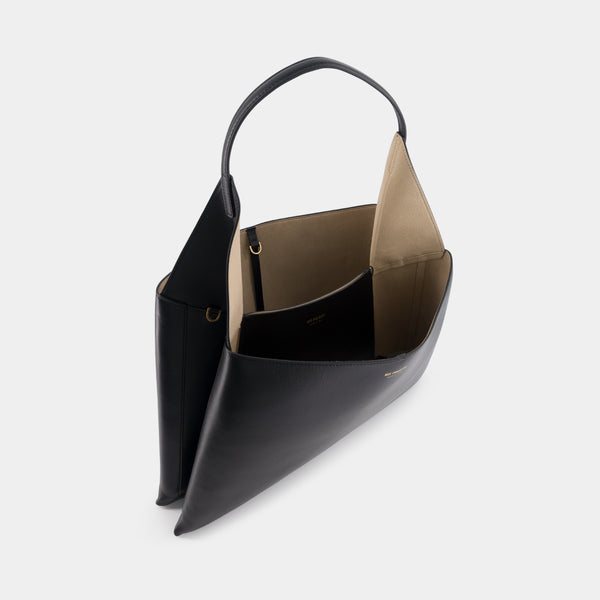Ree Projects TOTE CLARE LARGE - SOFT CALF - BLACK