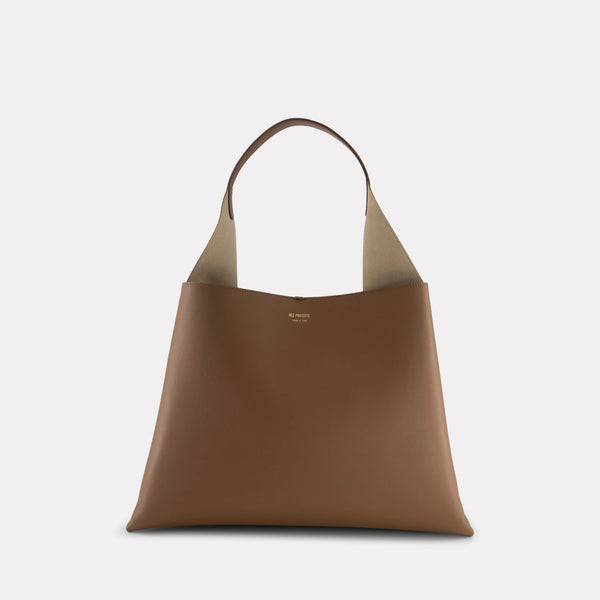 ree projects TOTE CLARE LARGE - SOFT CALF - CARAMEL