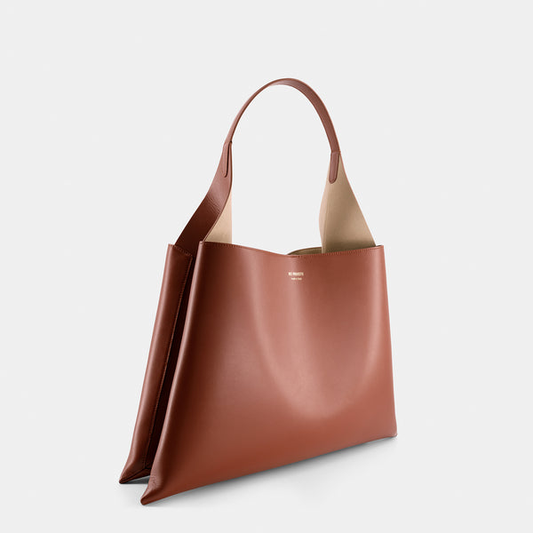 Ree Projects TOTE CLARE LARGE - SOFT CALF - COGNAC