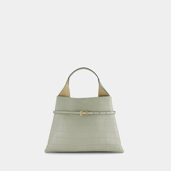 ree projects TOTE CLARE MINI - SOFT CROC - SAGE