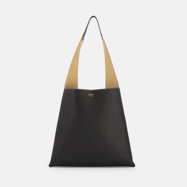 ree projects TOTE NESSA - PEBBLE GRAIN - BLACK