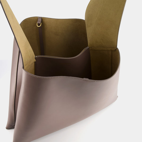 Ree Projects TOTE NESSA - SOFT CALF - ASH BROWN II