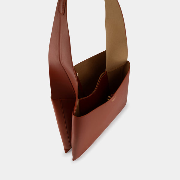 Ree Projects TOTE NESSA - SOFT CALF - COGNAC