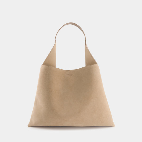 ree projects TOTE CLARE LARGE - SUEDE SOFT CALF - SANDSTONE
