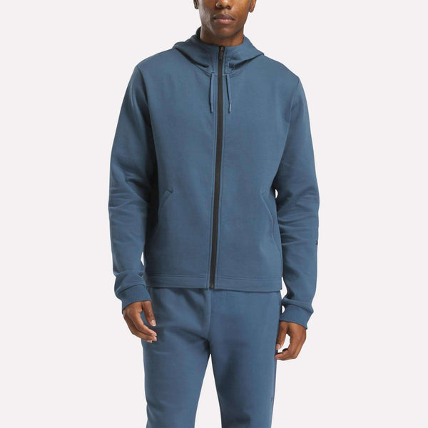 reebok classics Men's Active Collective DreamBlend Full-Zip Hoodie